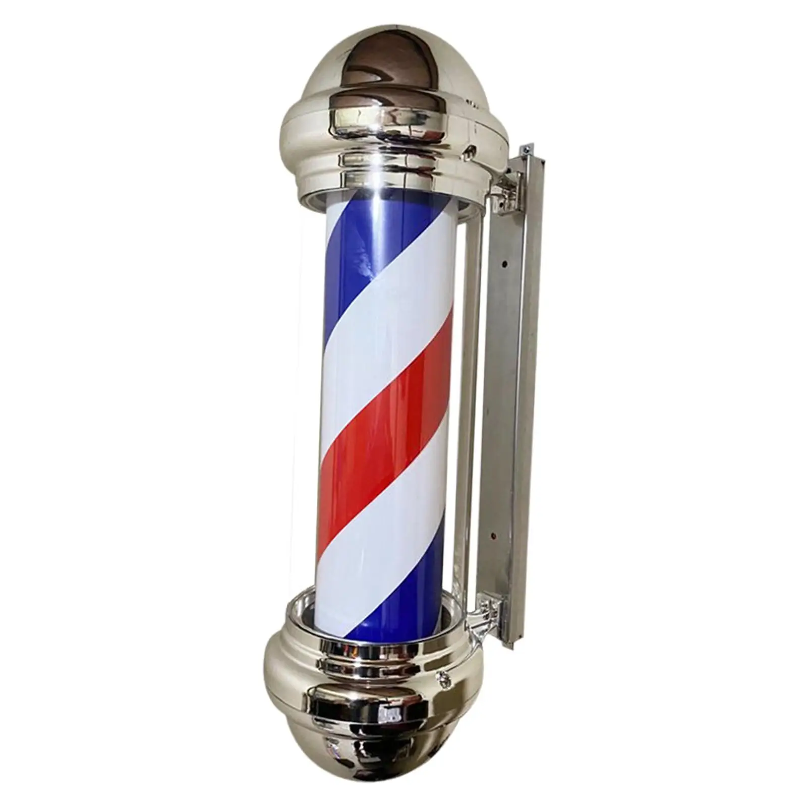 

Rotating Barber Pole Lights LED Strips Waterproof Hanging Lights Hair Salon Sign Open for Barber Streets Hairdressing Outdoor