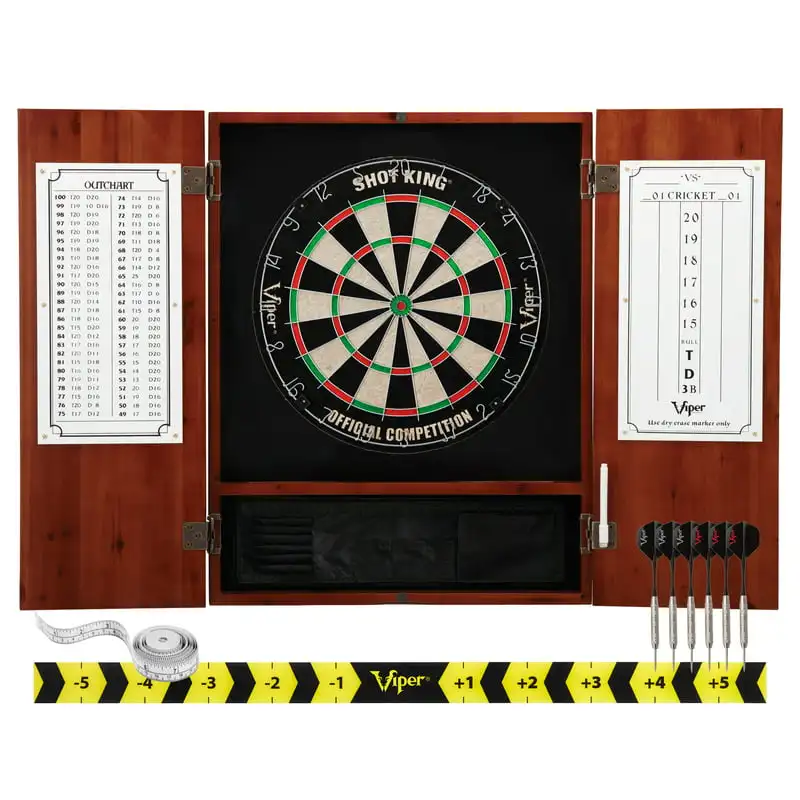 

Sisal Dartboard & Metropolitan Cinnamon Cabinet