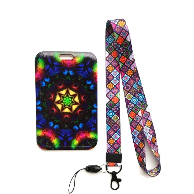 

Fashion Ladies Lanyard ID Badge Holder Cute ID Card Holders with Neck Lanyards ,ID Card Key Wallet for Teens Nurse Teacher
