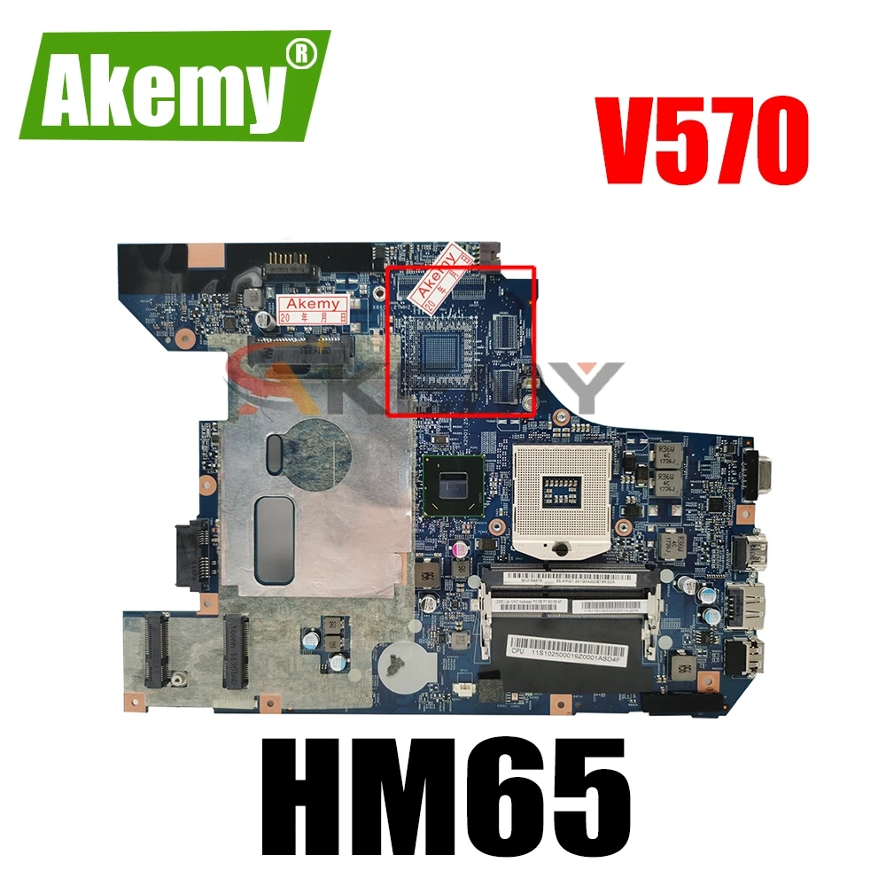 

Laptop motherboard For LENOVO V570 B570 Z570 Mainboard 10290-2 90000069 HM65
