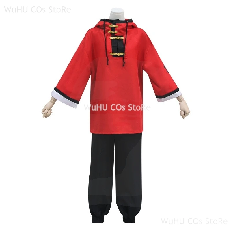 Aruma Косплей Аниме Gokurakugai Костюм Вечеринка Хэллоуин Топ Брюки Аксессуары Реквизит