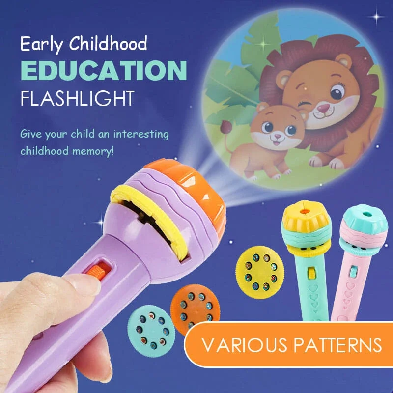 

Baby Sleeping Story Book Flashlight Projector Torch Lamp Toy Early Education Toy for Kid Holiday Birthday Xmas Gift Light Up Toy