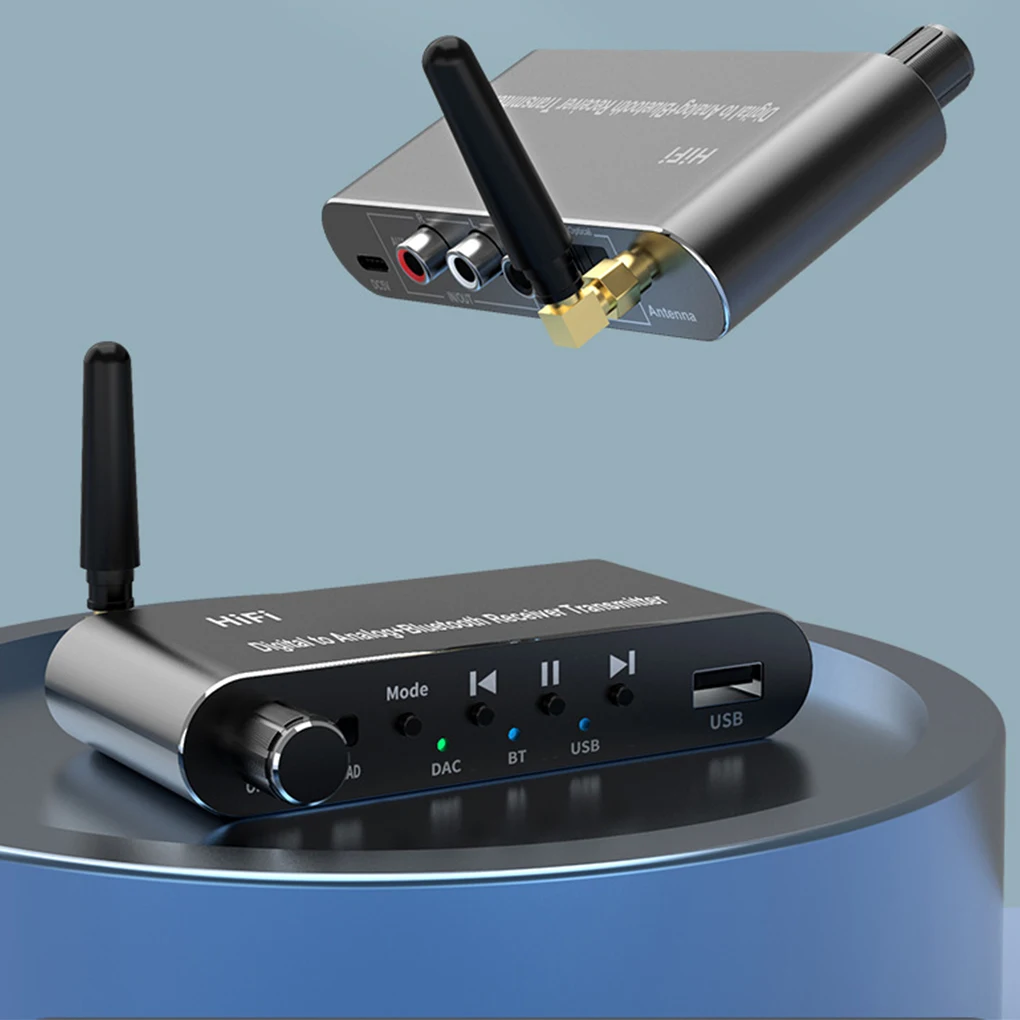 

Audio Decoders Bluetooth-Compatible 5 1 Chip Optical Receiver Transmitter Remote Control DAC Tool for Home School