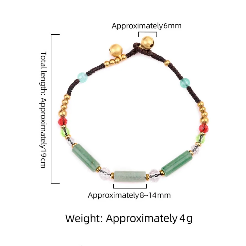 Красочная чакра аметист тигровые глаза круглая трубка каменный браслет