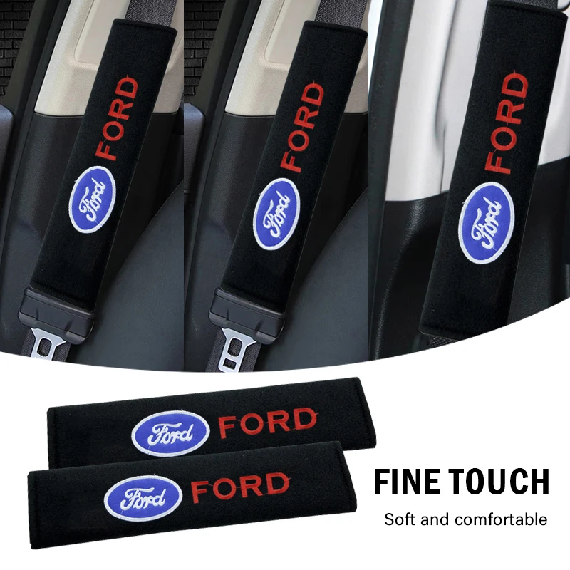 

Car Seat Belt Cover Shoulder Pads Protector For Ford Focus MK1 MK2 MK4 MK3 Fiesta Bronco Escape Fusion Explorer Maverick Raptor