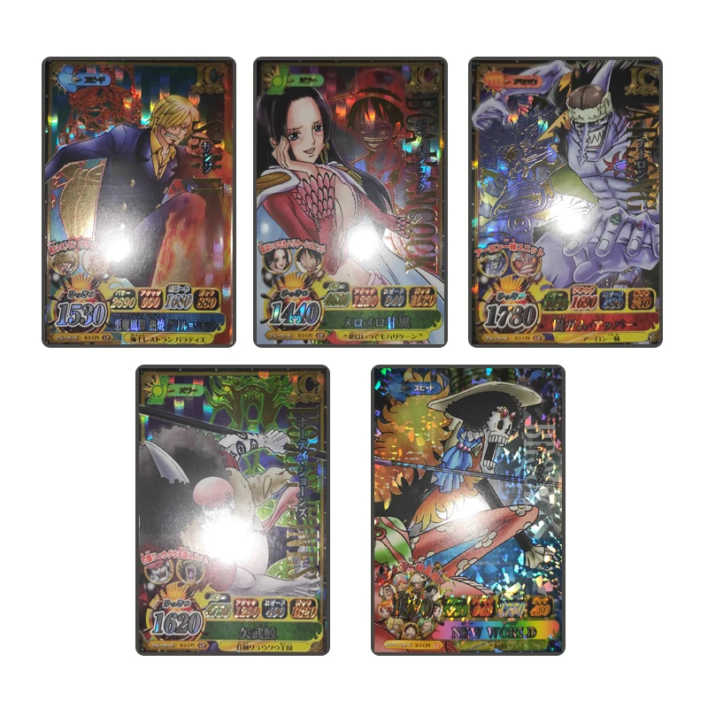 Слитная самодельная открытка Мультяшные персонажи нами Нико Робин Бартоломео