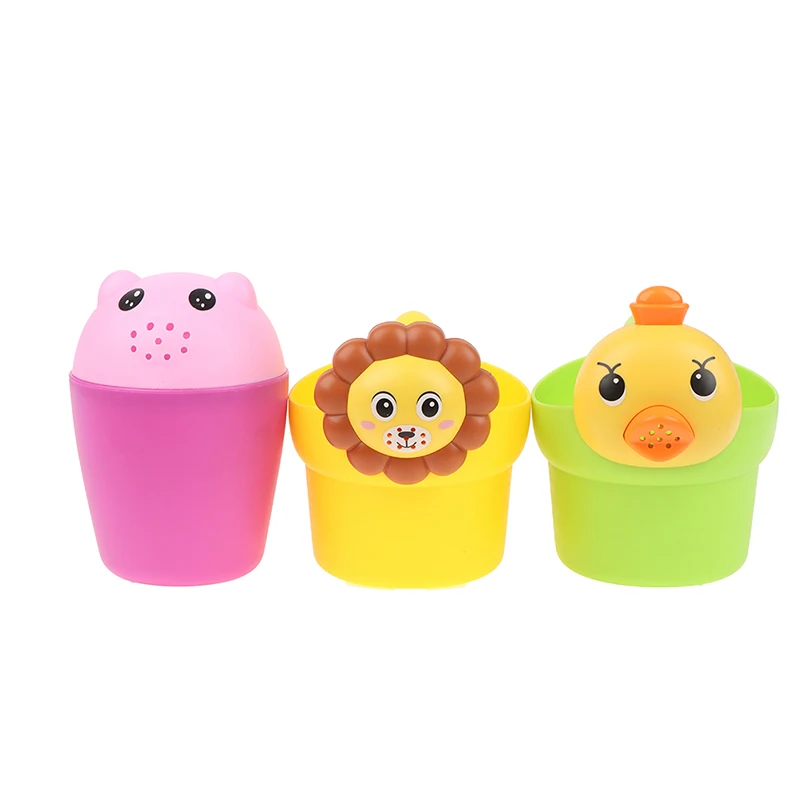 1PC Cartoon Kids Summer Beach Toys Cute Animal Design Baby Watering Can Seaside Kids Play Water Games Toy Kids Outing Supplies