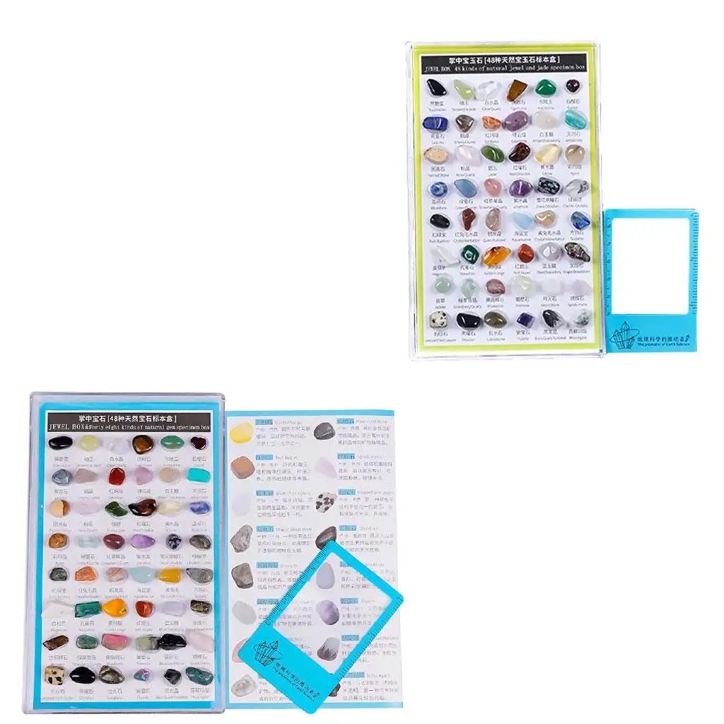 

Rock and Mineral Collection Kids' Gemstone Crystal Kit for Beginner Children