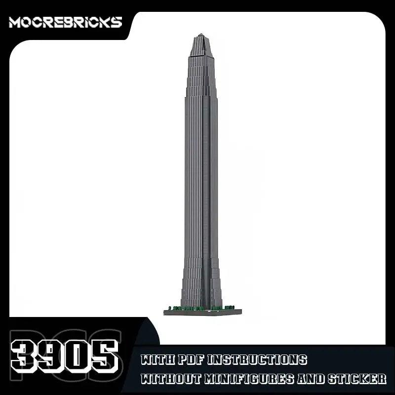 Детали для сборки международного финансовый центра конструктор Сборная модель