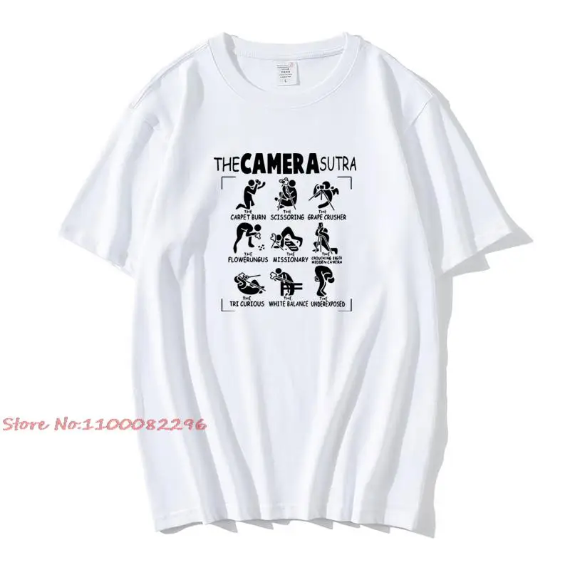

The Camera Sutra Photography New Tee Shirt Plus Size Men Tops Tee Fitness T-Shirt Pure Cotton Oversized Vintage Fast Ship