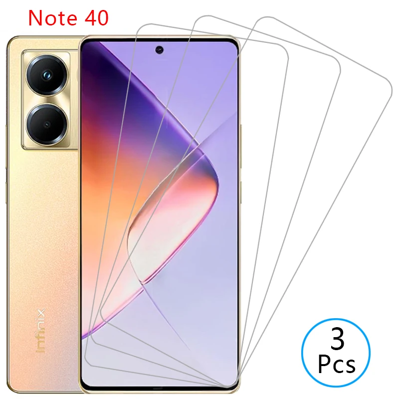 Защитное закаленное стекло для infinix note 40 защита экрана на infinity note40 не not40 защитная