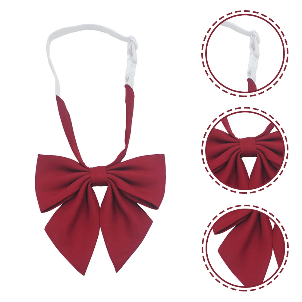 

Bow Tie Necktie Ties Bowtie Bowknot Uniform Ribbon Tuxedo School Prom Cosplay Party Large Godmother Self Fairy Student Suit