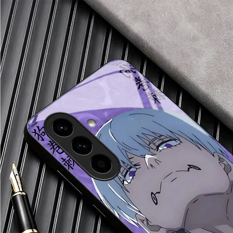 Стеклянный чехол для телефона Anime Inumaki Toge JUJUSU для Samsung A17 A16 A15 A14 A13 A57 A56 A55 A54 A53 A37 A36 A35 A34 A33 A27 A26 A25 A (art.: 3920da079f962) - 3920da079f962