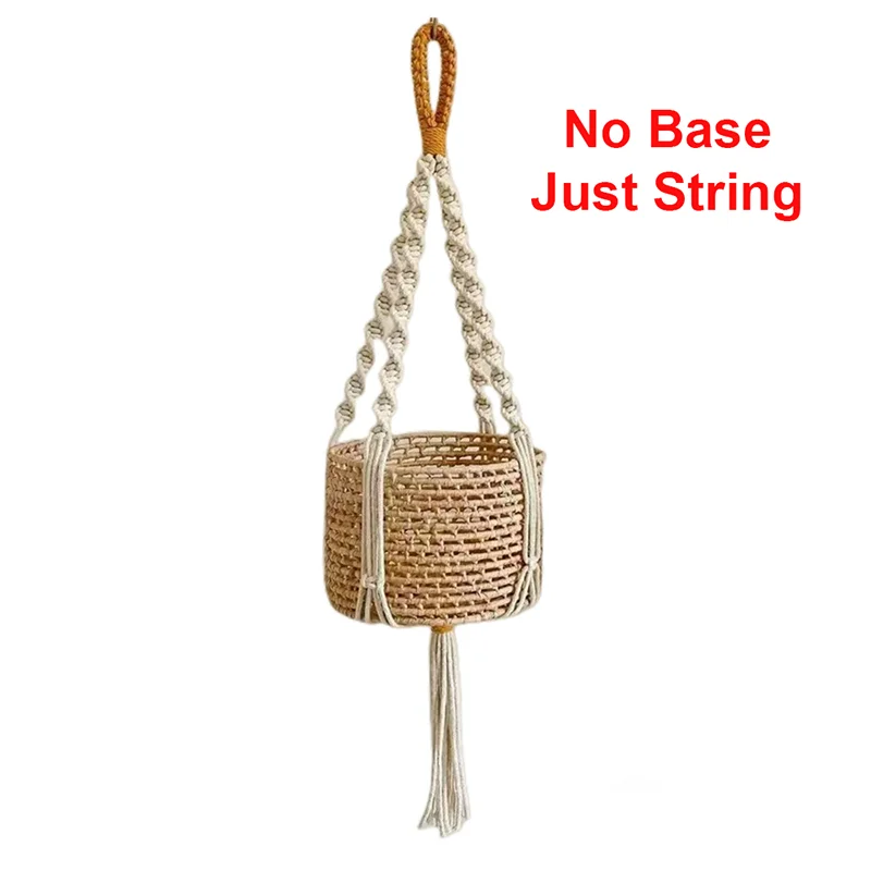 

Подвесной держатель для растений макраме из хлопка