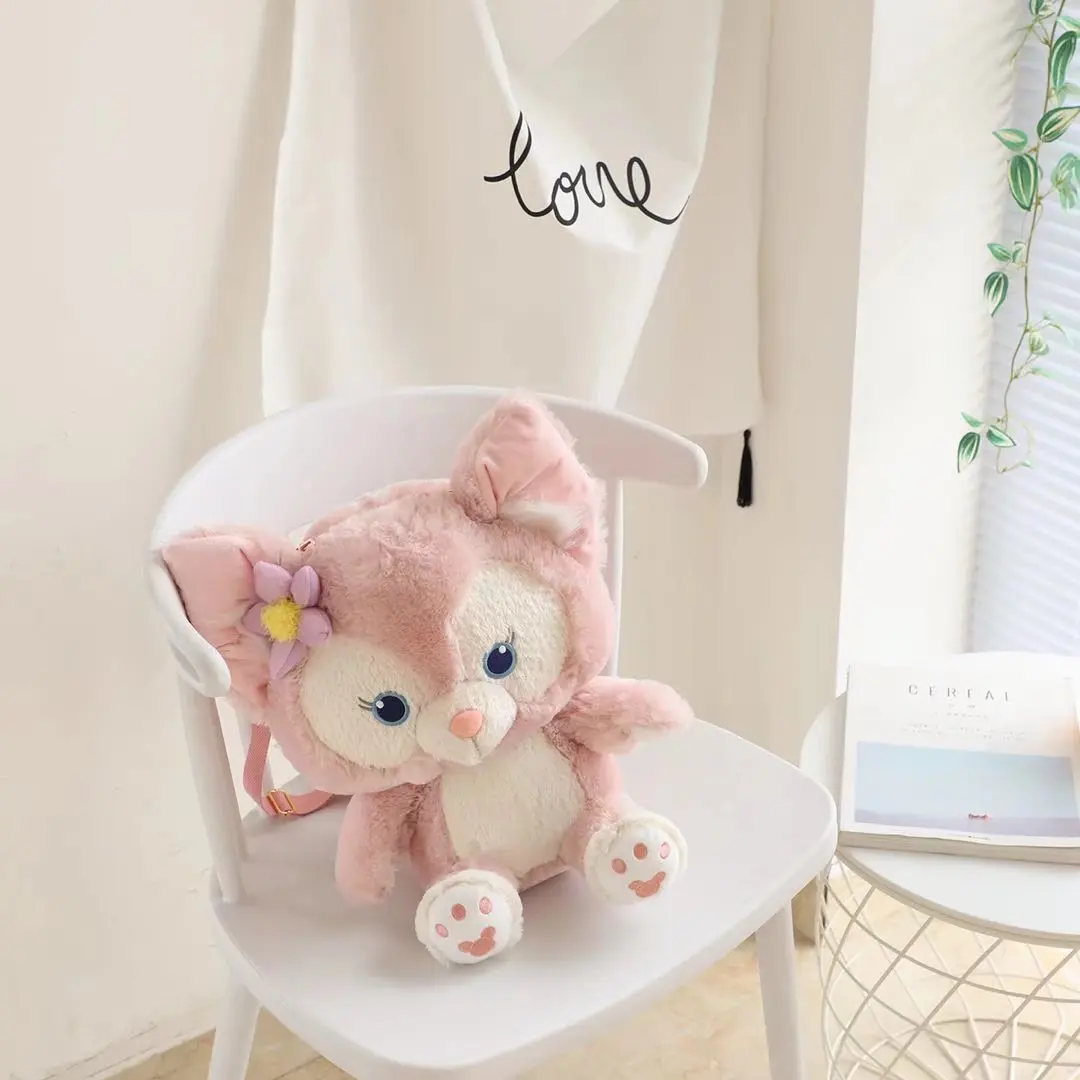 

Плюшевая игрушка «LinaBell» Disney, милые тапочки, ранец, рюкзак, милая розовая плюшевая кукла, подарок для девочек на день рождения