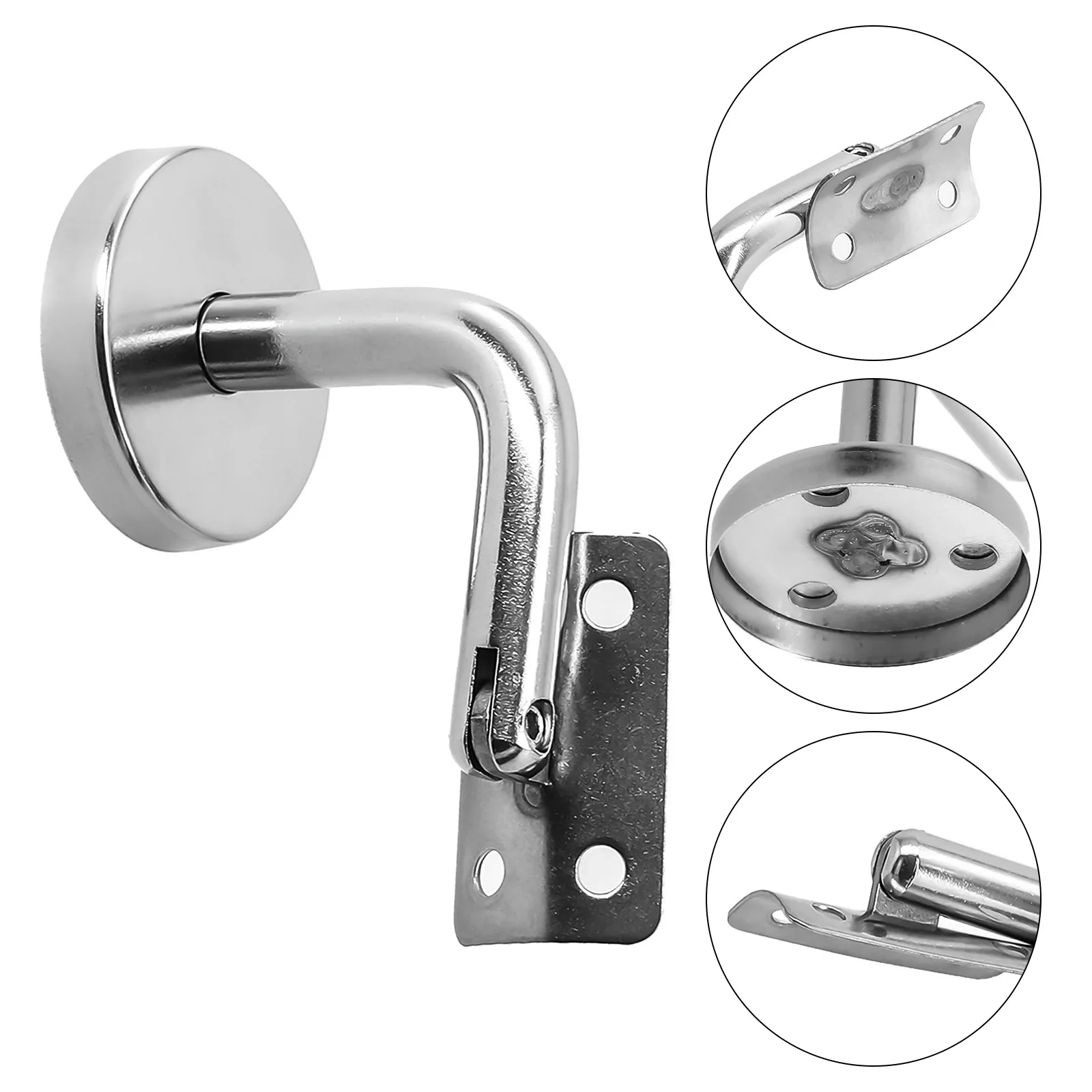 Treppe Wand интел Endabdeckungen Silber Поручень Кронштейн Опорные торцевые крышки Нержавеющая