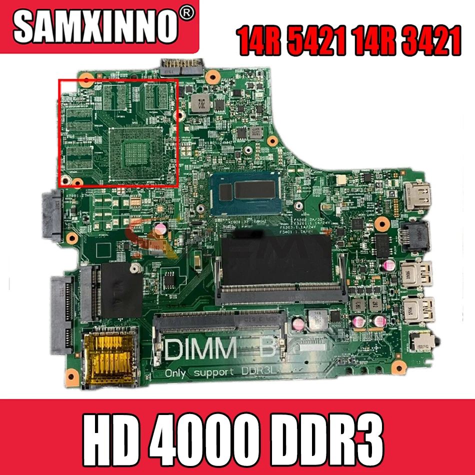 

Akemy 0K37YC K37YC For Dell Inspiron 14R 5421 14R 3421 HD 4000 laptop motherboard DDR3 tested