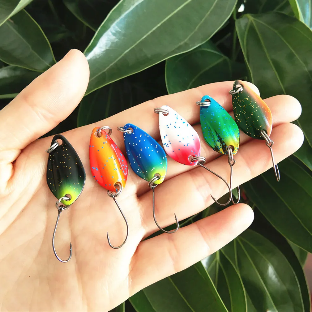 

Новинка 6 шт. приманка-ложка для рыбалки металлическая приманка с лезвием Спиннер приманка для форели искусственная рыба рыболовные снасти