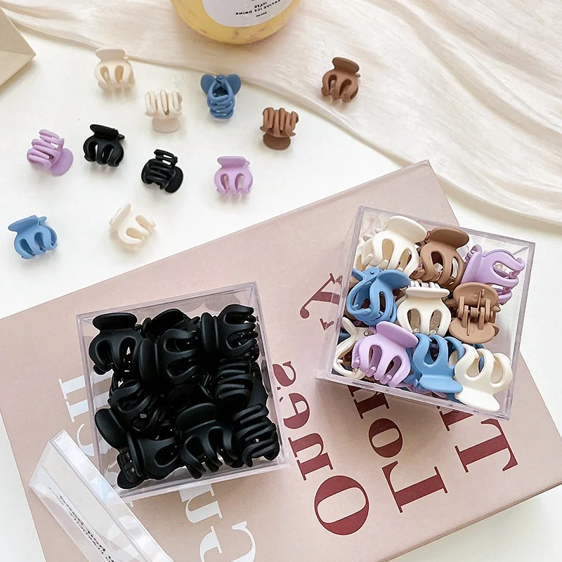 

10pcs Small catch clip high ponytail fixed artifact bangs side shark hairpin back head female hairpin