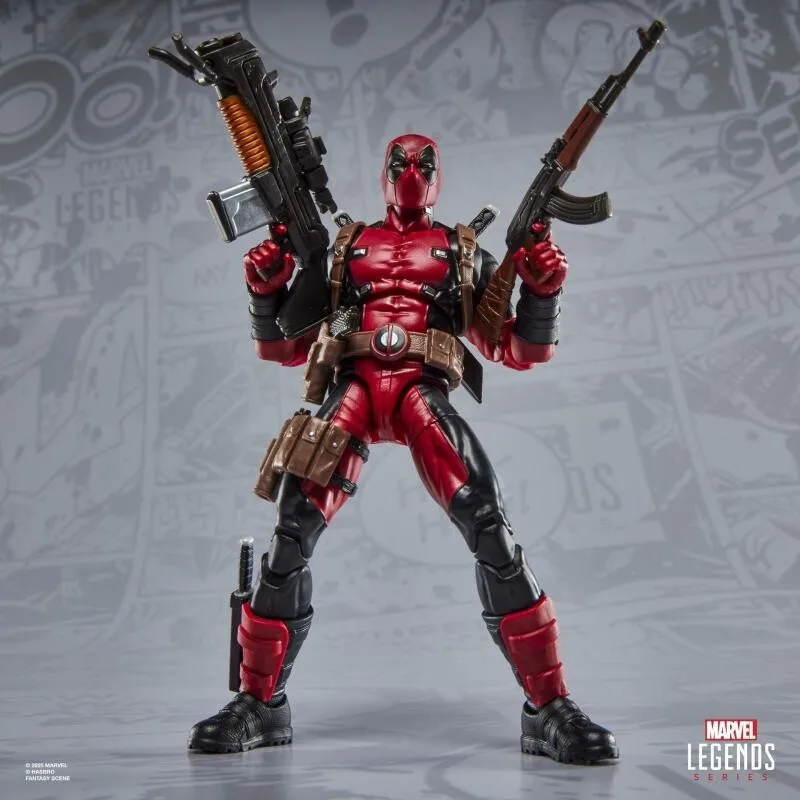 Фото Оригинальная коллекционная фигурка Hasbro Marvel Legends Maximum Series Дэдпул, 6-дюймовая, для мальчиков и девочек, подарок, коллекционная модель №3
