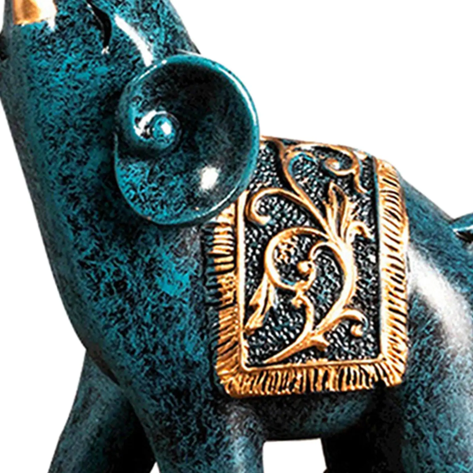 

2x Nordic Style Elephant Statues Animal Home Decoration Sculpture Ornaments