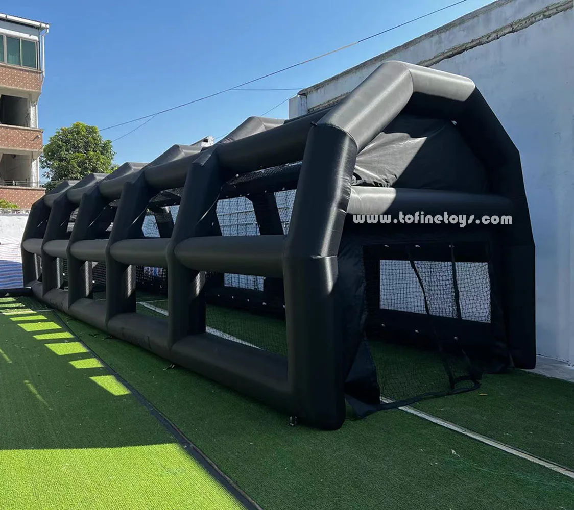 Cheap Oxford material baseball hitting field inflatable batting cage