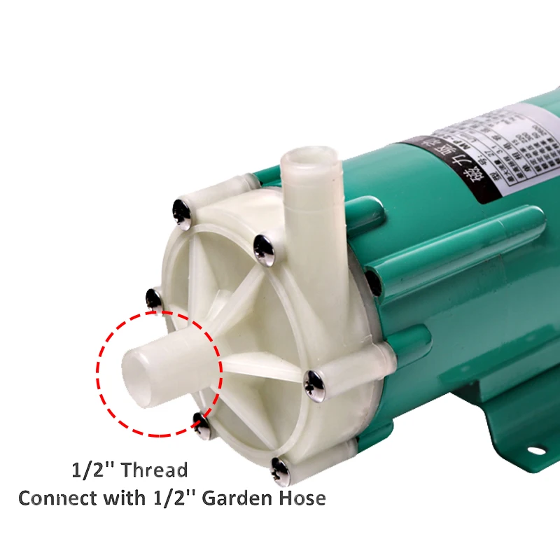 

16mm AC motor MP-15R plastic small chemical resistant centrifugal magnetic drive pump