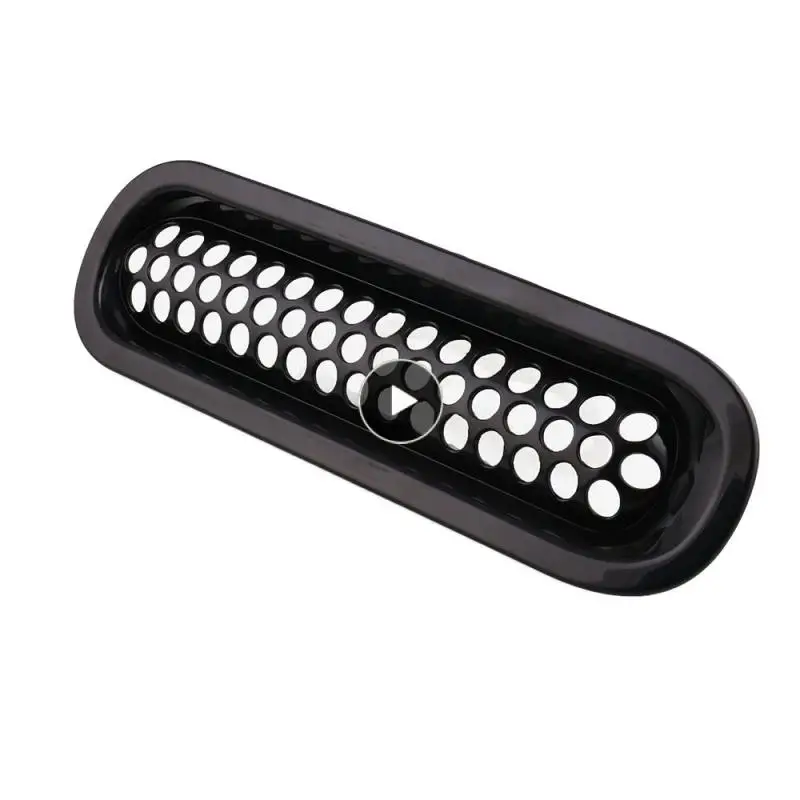 

Black Front Upper Bumper Mesh Grilles Trim For Jeep Wrangler JK 07-17