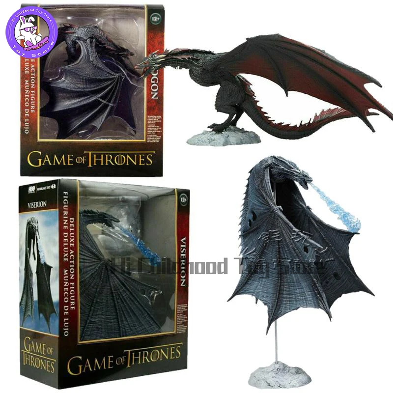 

Hot Game Of Thrones Frost Wyrm Viserion Black Dragon Movable Action Figure Model Toys Desk Decor Funny Chidren Birthday Gift