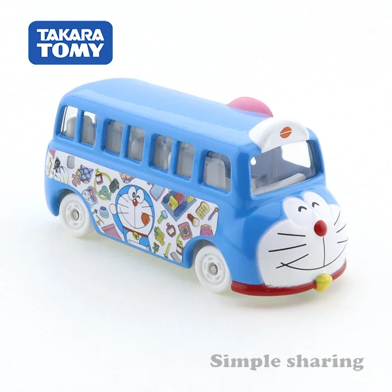 Takara Tomy Dream Tomica No.158 Дораэмон обмотка автобуса металлическая литая модель