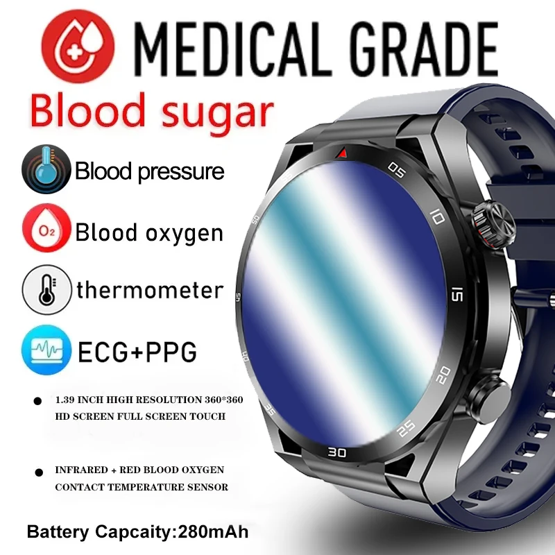 

New ECG+PPG Health Smart Watches Men Heart Rate Blood Pressure Fitness Tracker IP68 Waterproof Smartwatch For Android ios Phone