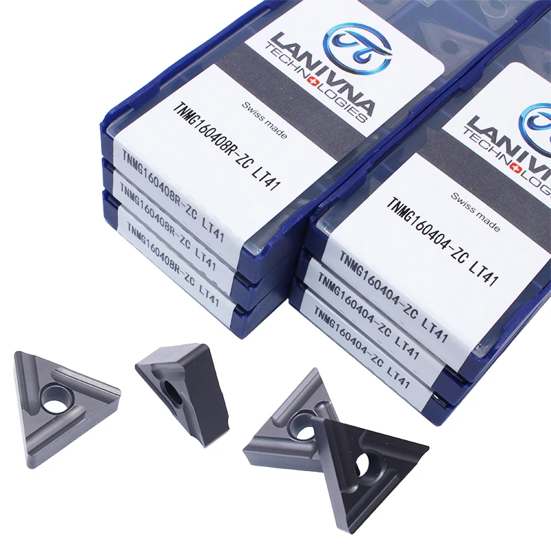 

10PCS TNMG160408R-ZC TNMG160404-ZC LT41 Carbide Inserts High Quality External Turning Tool CNC Metal Lathe Cutting Tool TNMG