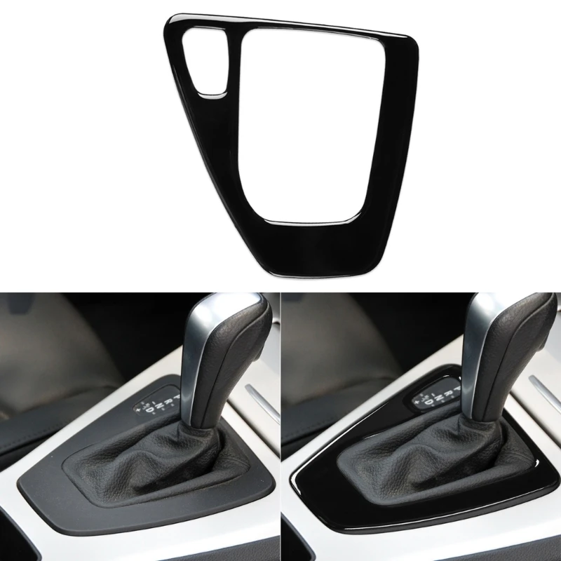 

Car Inner Gear Shift Box Panel Cover Trim Sticker for 3 Series E90 E92 2005-2012