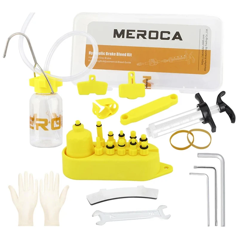 

Bicycle Hydraulic Disc Brake Oil Bleed Kit Tools Funnel Kit For Shimano Sram Avid MTB Road Bike Brake Universal Repair Tool