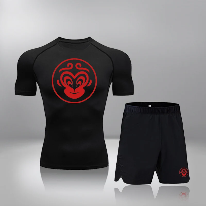 

Men's Casual Sportswear Youth Fitness Sports Clothes Gym Running T-Shirt Outdoor Jogging Tops Breathable Elasticity Quick Dry