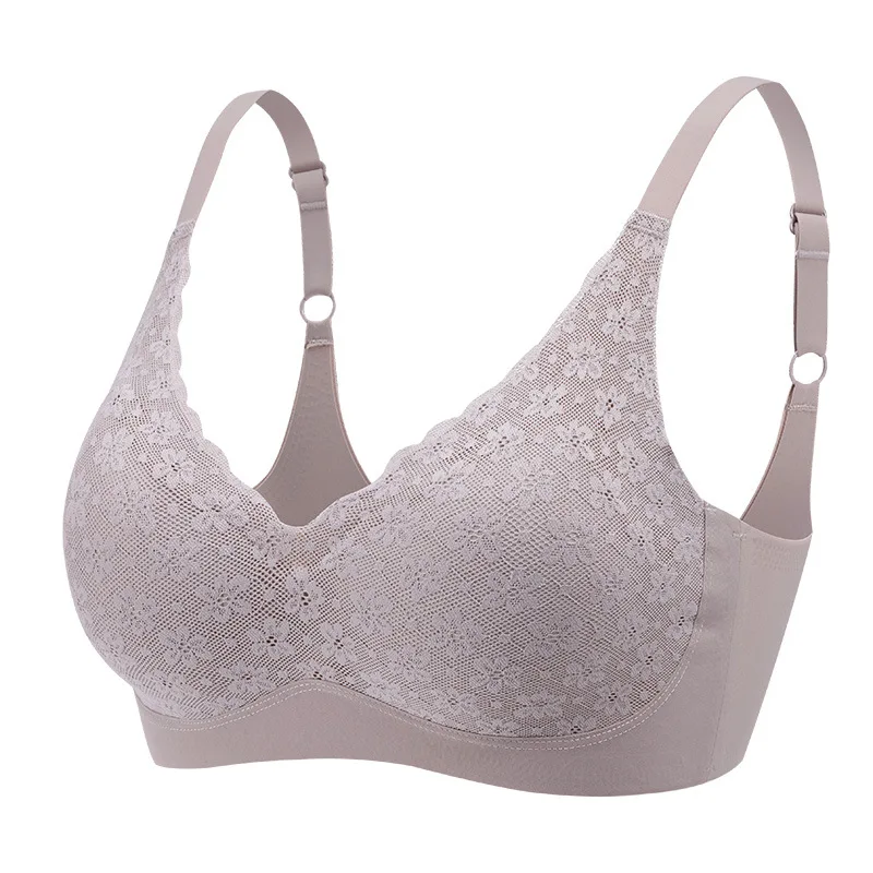 

Seamless Underwear Women's One-Piece Push up Wireless Bra Comfortable Sports Sleep Breast Holding Sexy Lace Bra