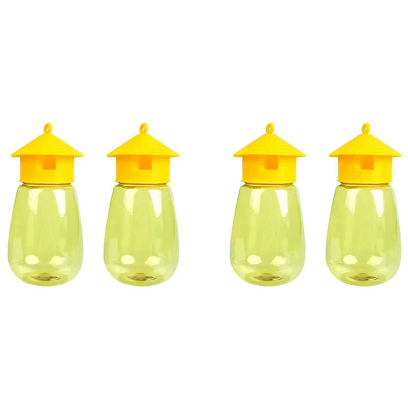 

4 Pack Fly Reusable Traps, Fruit Fly Traps Fly Catcher Outdoor