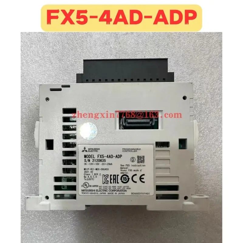 Б/у модуль ПЛК FX5-4AD-ADP FX5 4AD ADP Нормальная функция протестирована в порядке