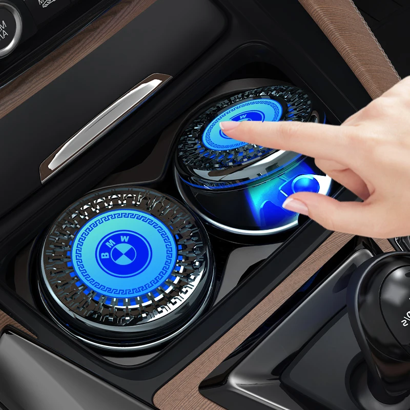 Автомобильная пепельница светодиодный портативная съемная авто интерьер для BMW