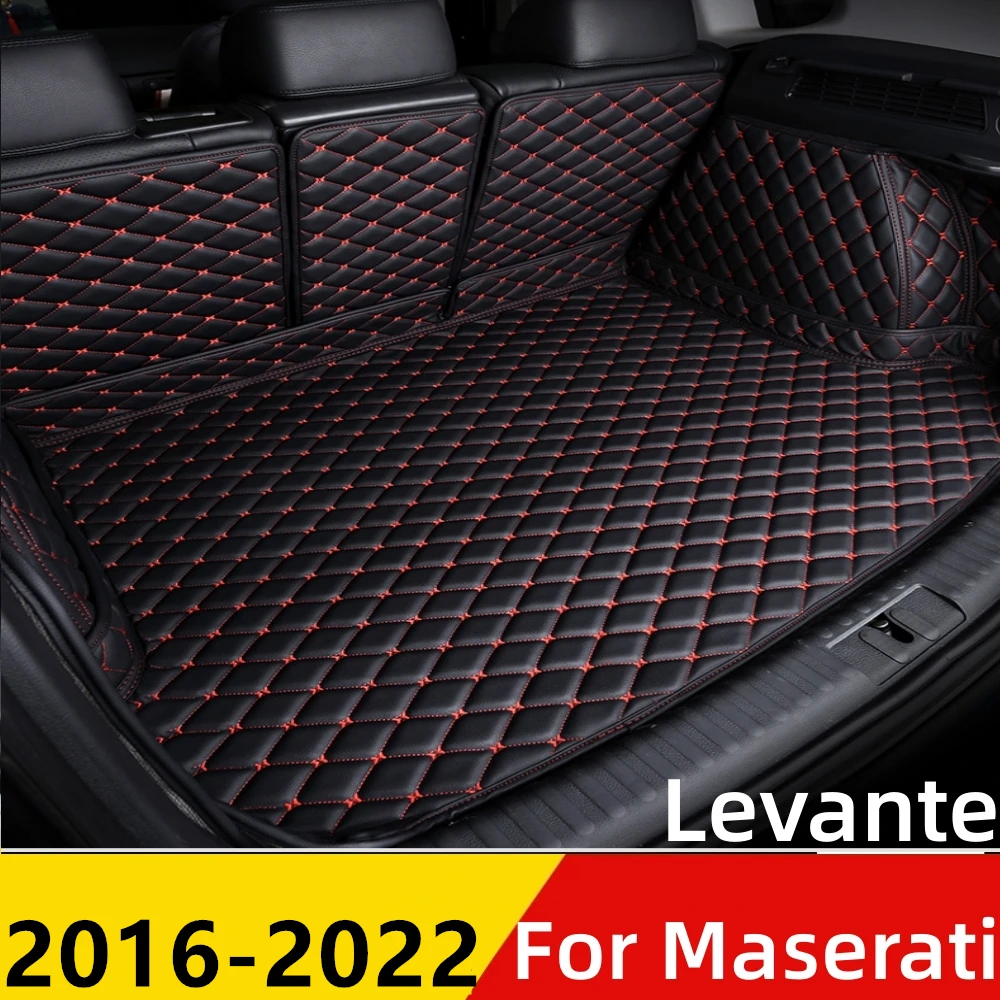 

Коврик для багажника автомобиля для Maserati Levante 2016-22, для любой погоды, XPE, под заказ, задний Чехол для груза, коврик, подкладка, задние части, багажник, коврик для багажа