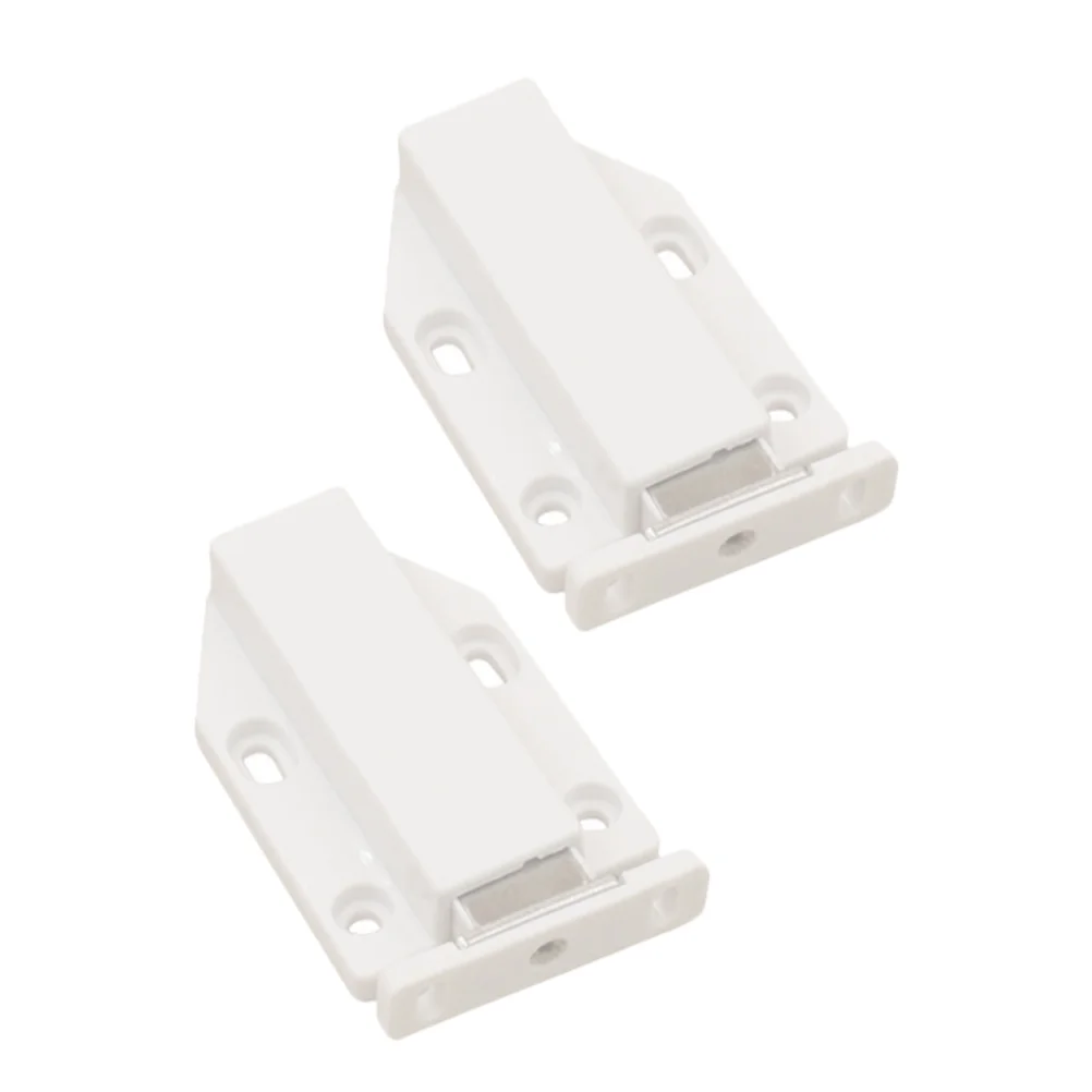 

2 Pcs Rebounder Push Touch Latch Cabinet Magnetic Latches Door Locks Open Chain Heavy Duty Scroll Wheel