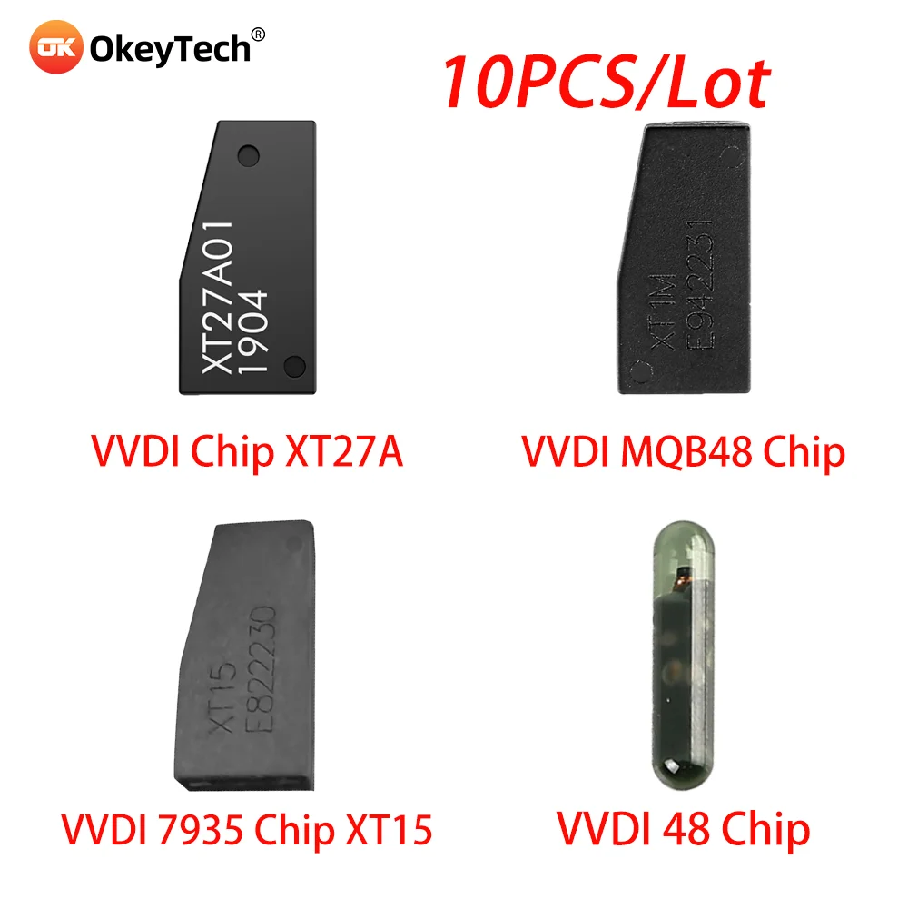 

OkeyTech 10 шт./лот Xhorse VVDI супер чип XT27A VVDI MQB48 транспондер чип VVDI 7935 Чип XT15 для VVDI2 ID48 чип ключ инструмент