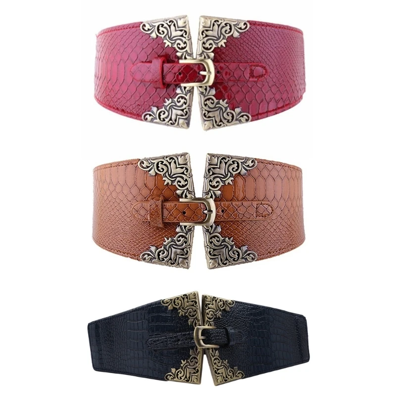 

Elastic Belt Corset Wide Decorative Belts For Women Dresses Shaping Girdle