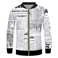 2022 summer classic new mens coat and jackets sport fashion casual literal printing style coat loose hoilday party jacket tops