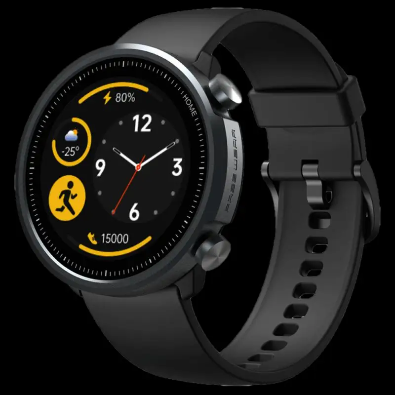 

Protable Smart Watch 5ATM Waterproof Heart Rate SpO2 Monitor Fitness Tracker 20 Sports Modes Smartwatch Mibro A1 Global Version