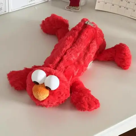 KOQZM Красный плюшевый пенал