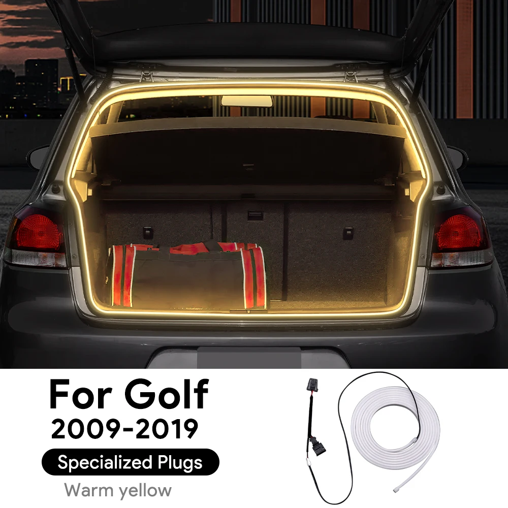 

Задний фонарь багажника для Volkswagen VW Golf 7 Mk7 Golf MK6 Golf MK8 Polo MK5 MK6 Яркий светодиодный силиконовый светильник Желтый Белый Аксессуары