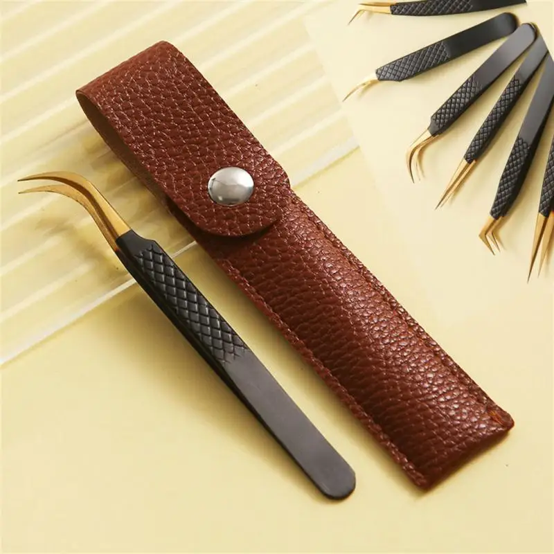 

3Pcs Eyelashes Tweezers Stainless Steel Superhard Tweezers High Precision Anti-static Tweezers For Eyelash Extensions Tools