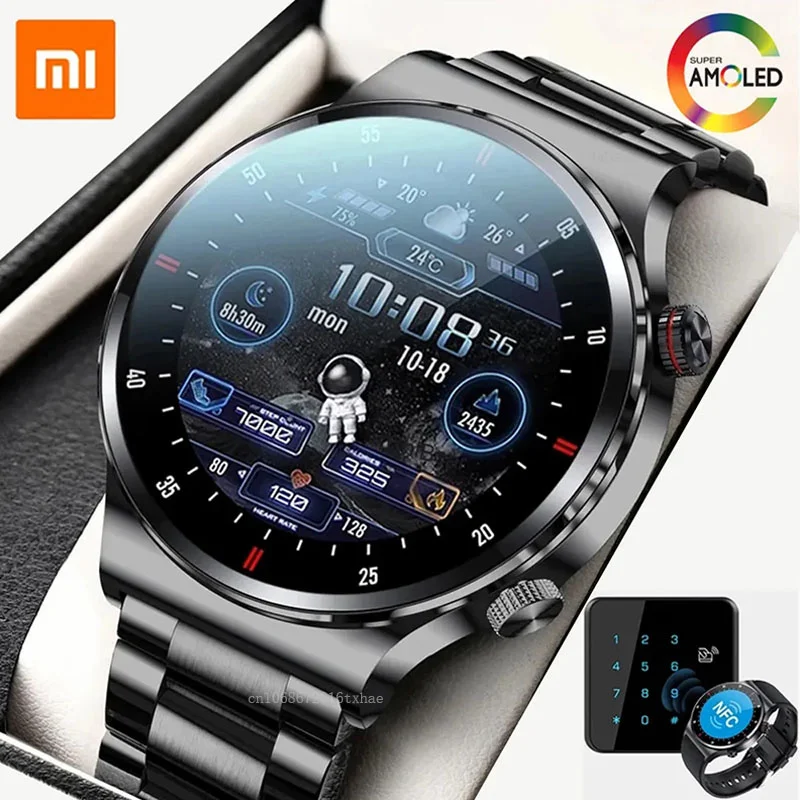

Xiaomi NFC Bluetooth Call Smart Watch Men Full Screen Sports Bracelet Waterproof ECG Health Monitor SmartWatch for IOS Android