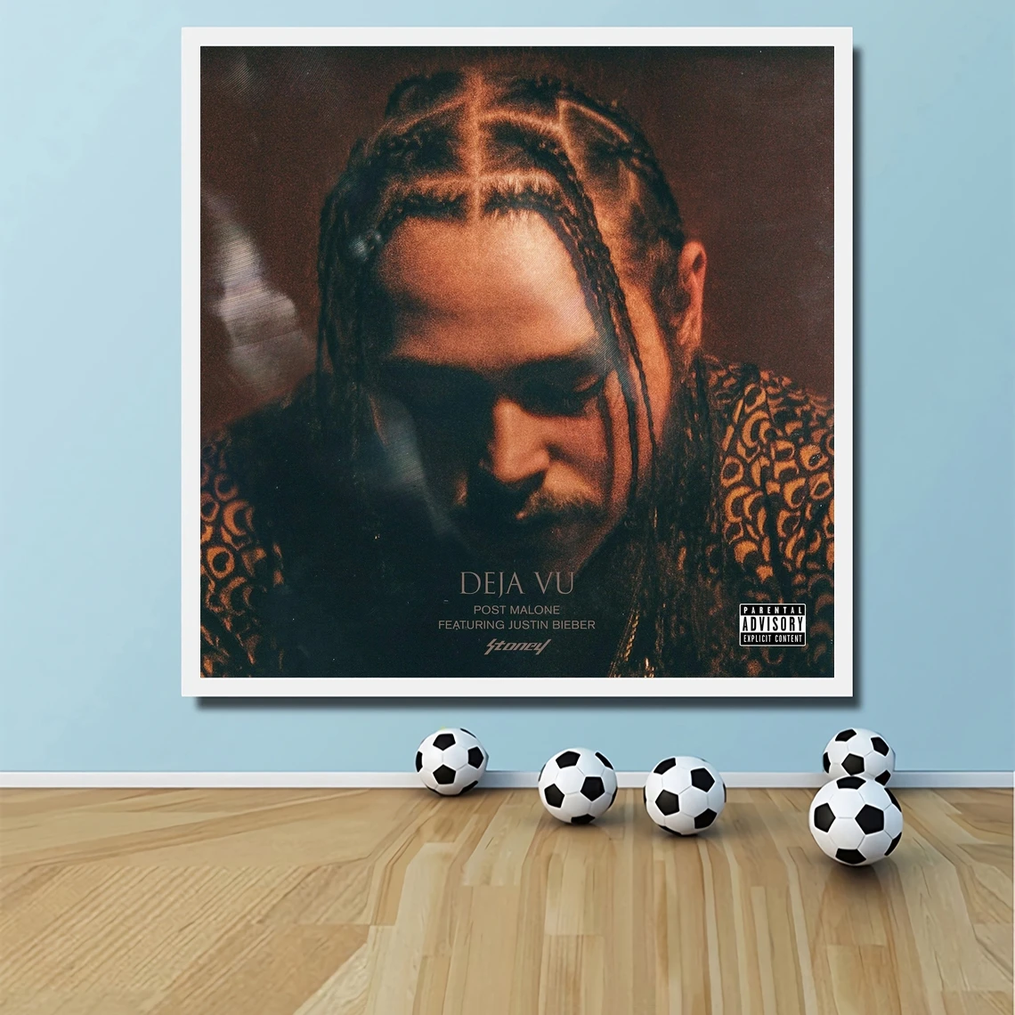 

Постер Deja Vu Post Malone, Обложка для музыкального альбома, холст, постер, певица, звезда, Фотопечать (без рамки)